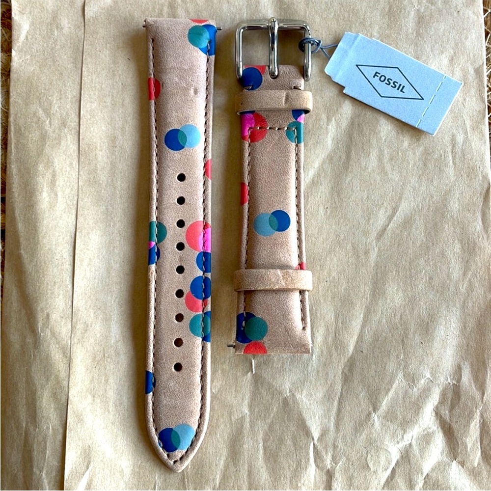 NWT FOSSIL Leather Watch Strap